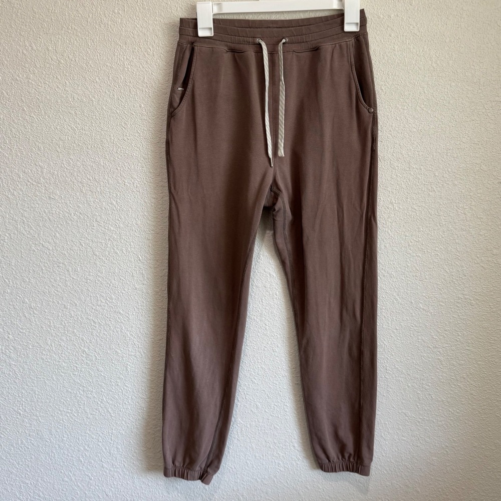 Vuori Laguna Lounge Pants 2.0 Jogger Sweatpants Women's XS Tan Workout Lounge‎